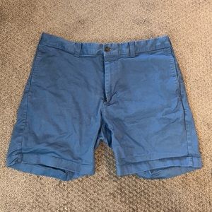 J Crew Men's Mercantile Shorts - Blue - 7" inseam - 33 waist